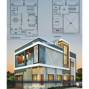 Luxury house house design modern house design -Model No - 0403