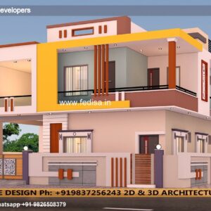 House front design  new house design duplex house design Model No - 0403