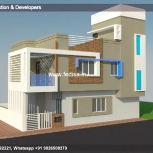 House front design  new house design duplex house design Model No - 0404