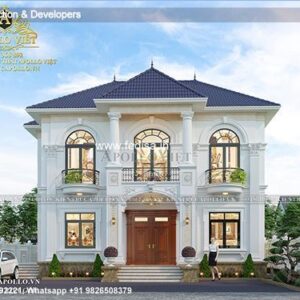 House front design  new house design duplex house design Model No - 0406