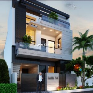 House front design  new house design duplex house design Model No - 0405