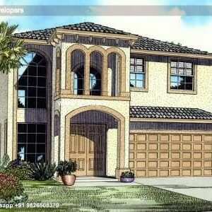 Luxury house house design modern house design -Model No - 0407