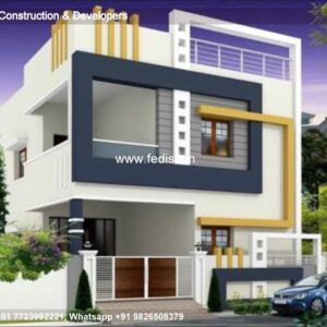 House front design  new house design duplex house design Model No - 0408