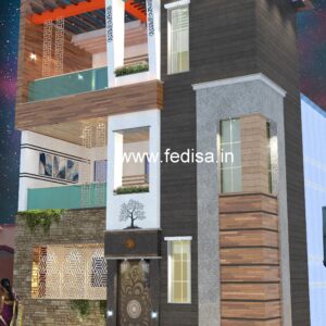 House front design  new house design duplex house design Model No - 0411