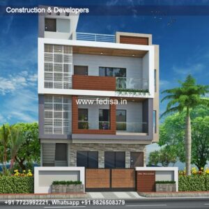 House front design  new house design duplex house design Model No - 0413