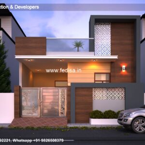 House front design  new house design duplex house design Model No - 0414