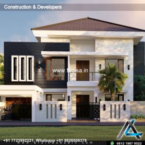 House front design  new house design duplex house design Model No - 0425