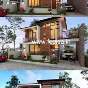 House front design  new house design duplex house design Model No - 0433