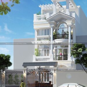 House front design new house design duplex house design Model No - 0433