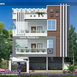 House front design new house design duplex house design Model No - 0434