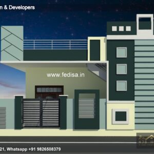 House front design new house design duplex house design Model No - 0434