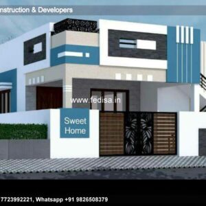 House front design  new house design duplex house design Model No - 0437