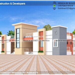 House front design  new house design duplex house design Model No - 0438