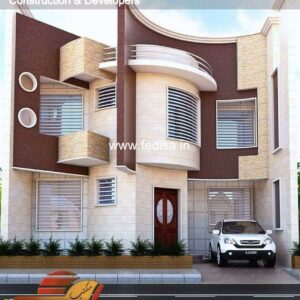House front design  new house design duplex house design Model No - 0440