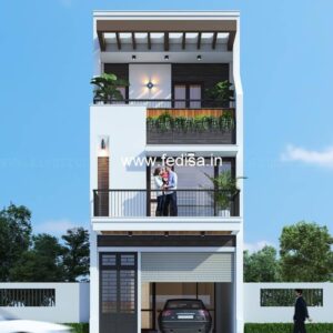 House front design  new house design duplex house design Model No - 0442