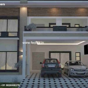 House front design  new house design duplex house design Model No - 0446