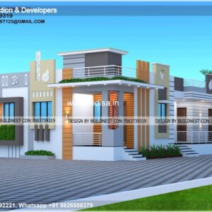 House front design  new house design duplex house design Model No - 0449