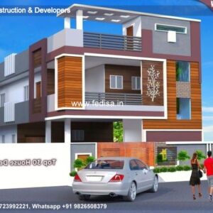 House front design  new house design duplex house design Model No - 0450