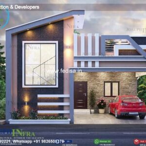 House front design  new house design duplex house design Model No - 0451