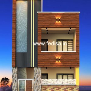 House front design  new house design duplex house design Model No - 0452