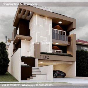 House front design  new house design duplex house design Model No - 0452