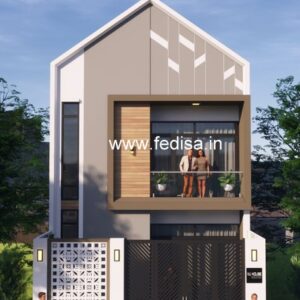 House front design  new house design duplex house design Model No - 0455
