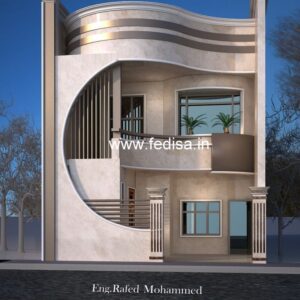 House front design  new house design duplex house design Model No - 0455