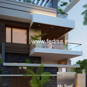 House front design  new house design duplex house design Model No - 0456