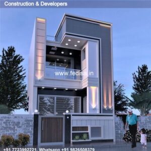 House front design  new house design duplex house design Model No - 0468