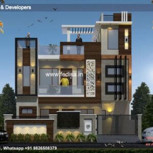 House front design  new house design duplex house design Model No - 0466