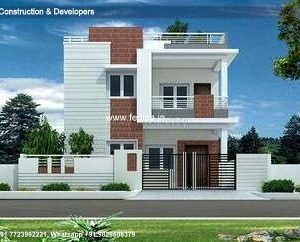 House front design  new house design duplex house design Model No - 0468