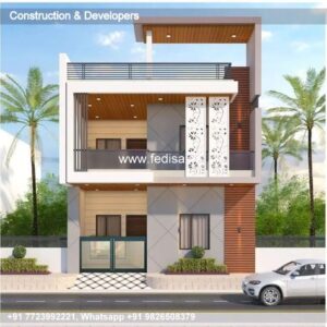House front design  new house design duplex house design Model No - 0469