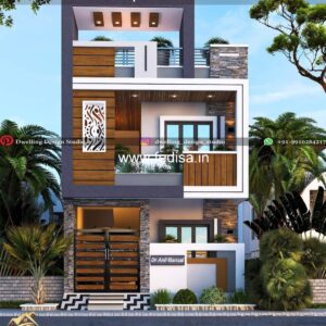 House front design  new house design duplex house design Model No - 0471