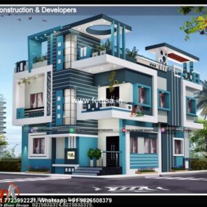 House front design  new house design duplex house design Model No - 0475