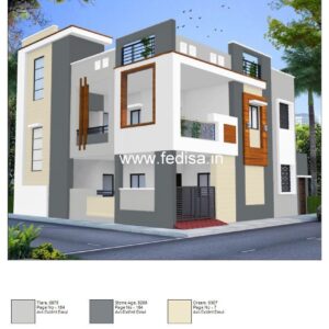 House front design  new house design duplex house design Model No - 0478