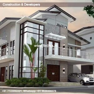 House front design new house design duplex house design Model No - 0484