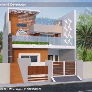 House front design  new house design duplex house design Model No - 0486