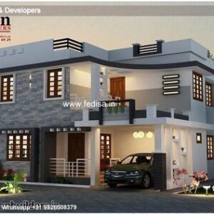 House front design  new house design duplex house design Model No - 0487