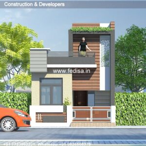 House front design  new house design duplex house design Model No - 0488