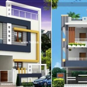 House front design new house design duplex house design Model No - 0492