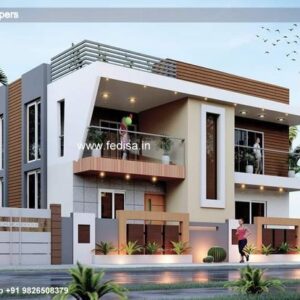 House front design new house design duplex house design Model No - 0493