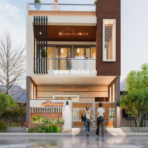 House front design new house design duplex house design Model No - 0495