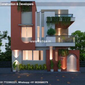 House front design new house design duplex house design Model No - 0502