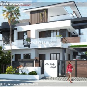 House front design new house design duplex house design Model No - 0505