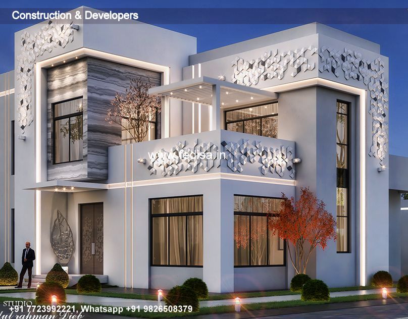Luxury house house design modern house design -Model No - 0507
