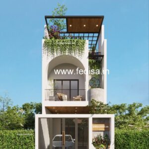 House front design  new house design duplex house design Model No - 0510