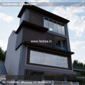 House front design  new house design duplex house design Model No - 0514
