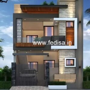 House front design  new house design duplex house design Model No - 0516