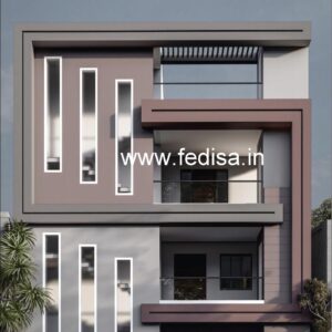 House front design  new house design duplex house design Model No - 0518