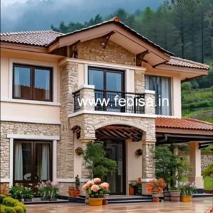 House front design  new house design duplex house design Model No - 0518